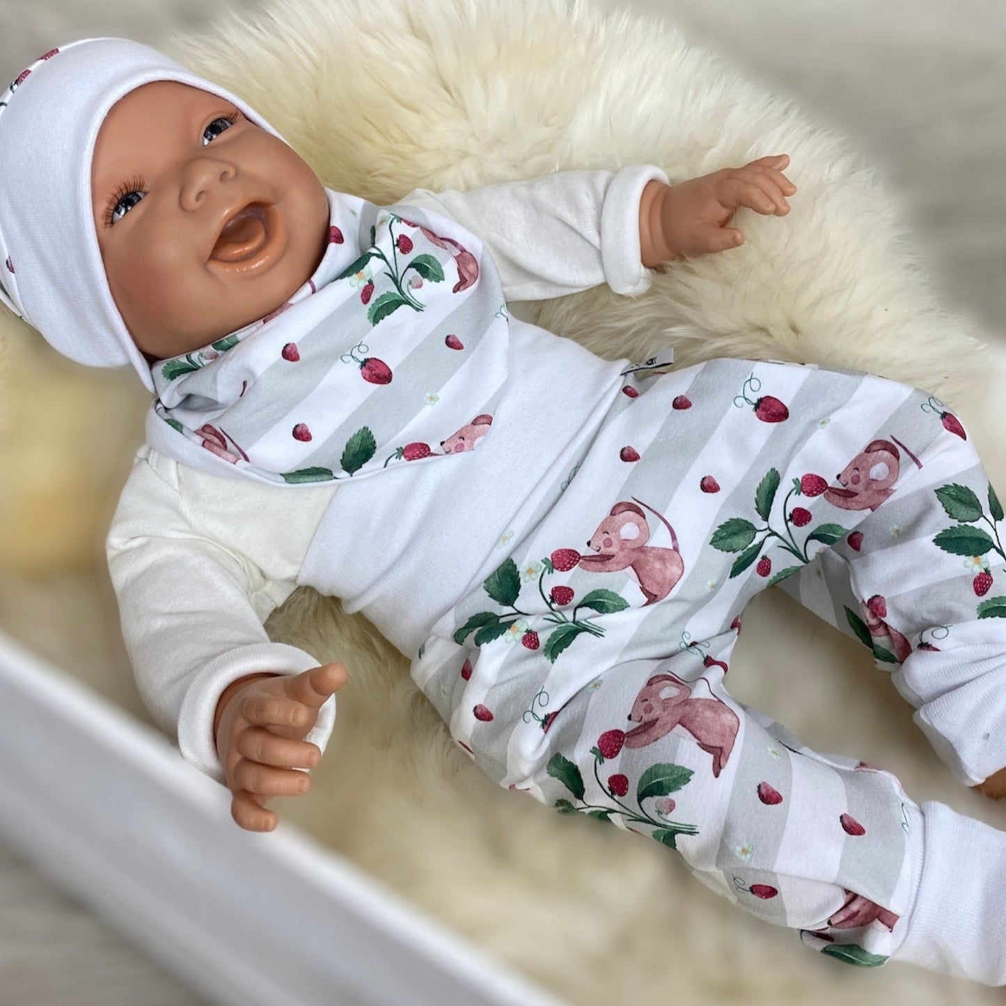 Baby bekleidungsset maus