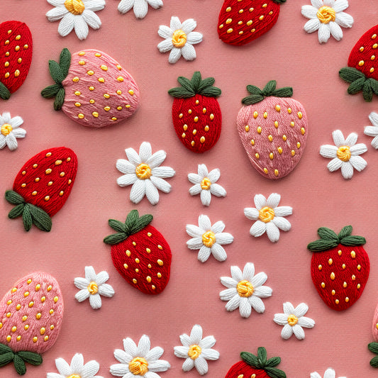 BIO Jersey Strawberry 3d Optik   0.5m