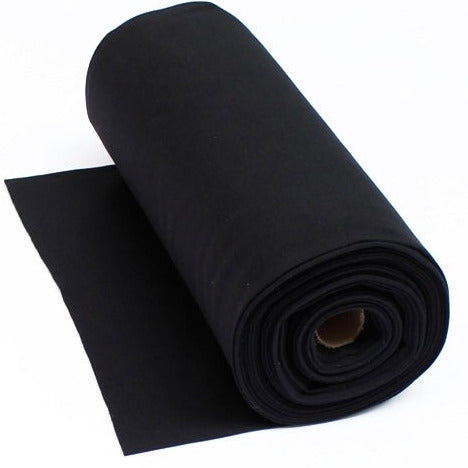 Bündchenstoff schwarz