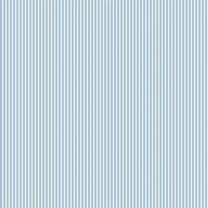 Baumwollpopeline Streifen hellblau 0,5m