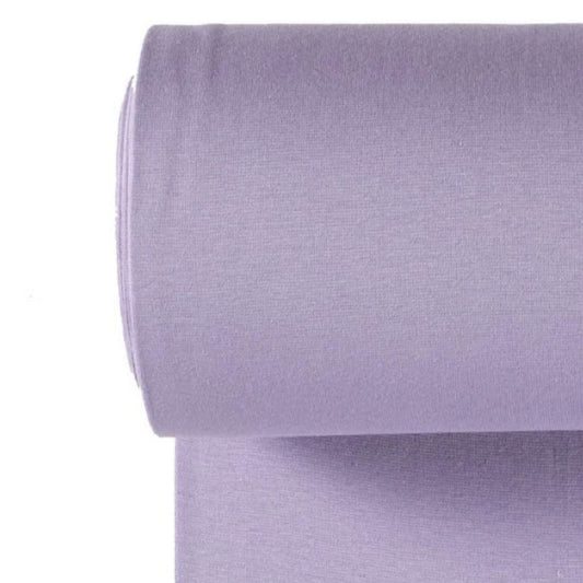 Bündchenstoff flieder