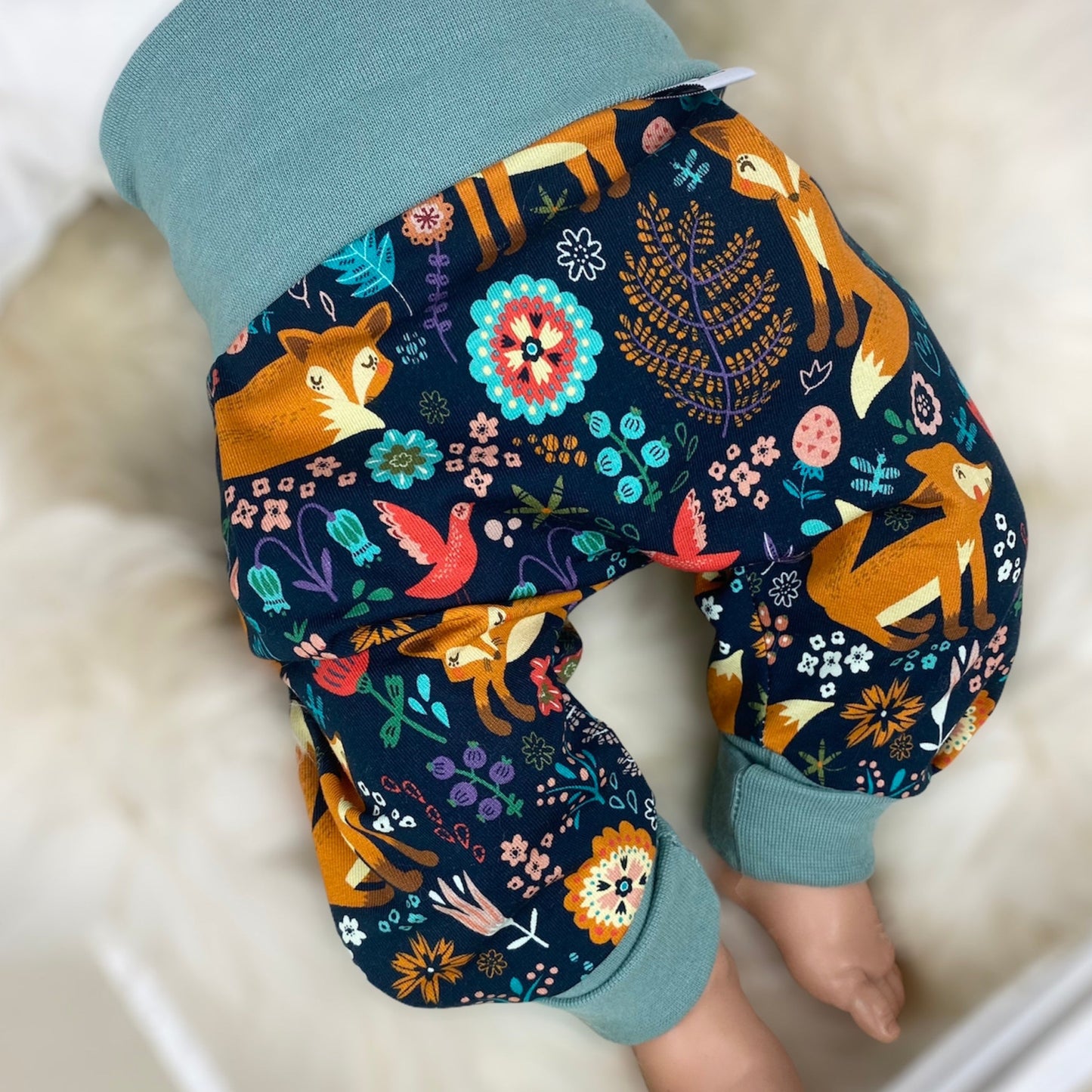 Baby set fox blue