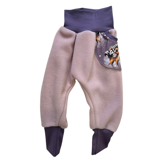 Fleecepumphose Rehfreunde lila