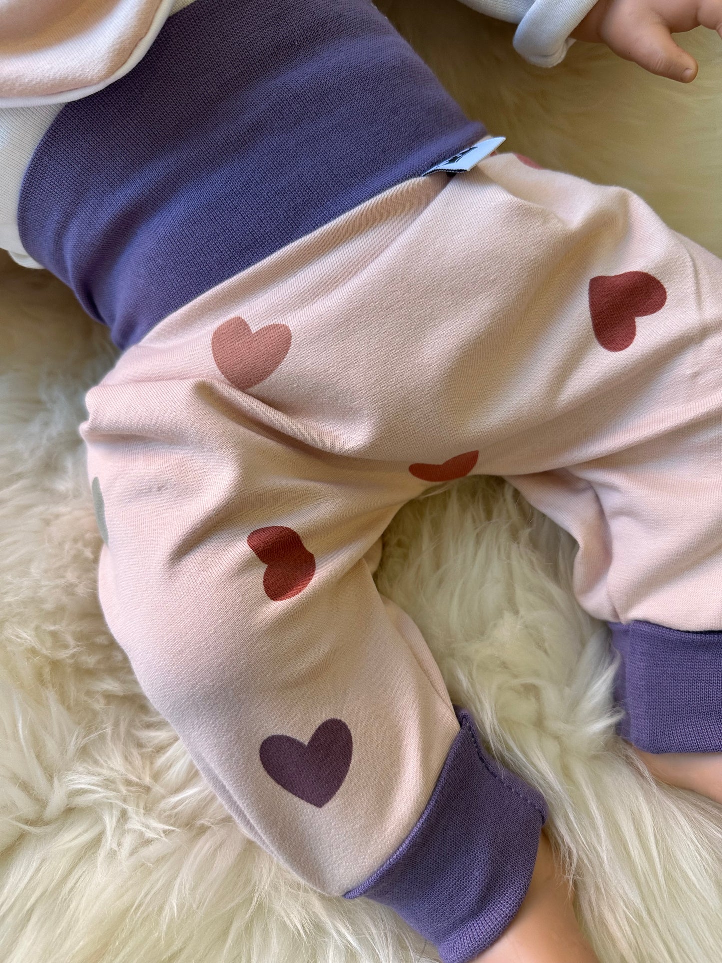 Baby Set Herzen rosa