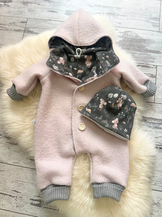 Walkoverall Creme/ Maus Forest