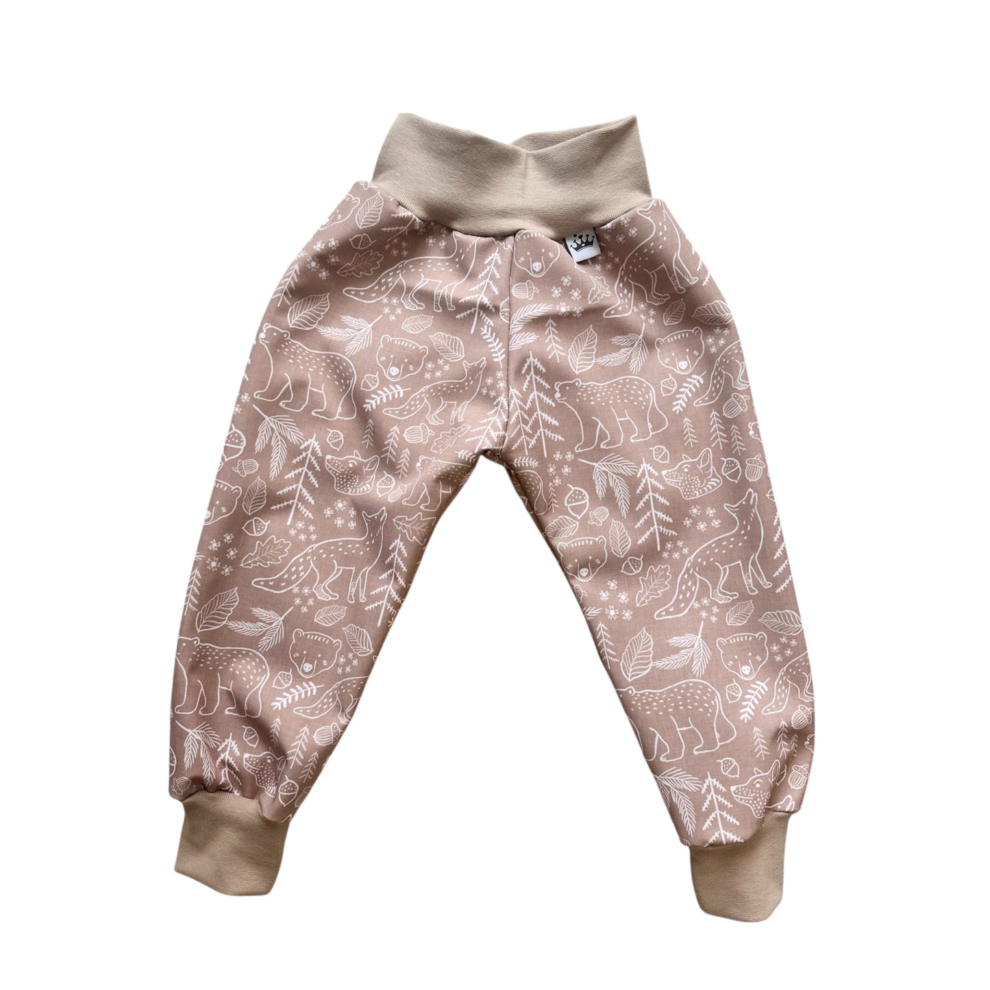 Softshellhose Waldtiere beige