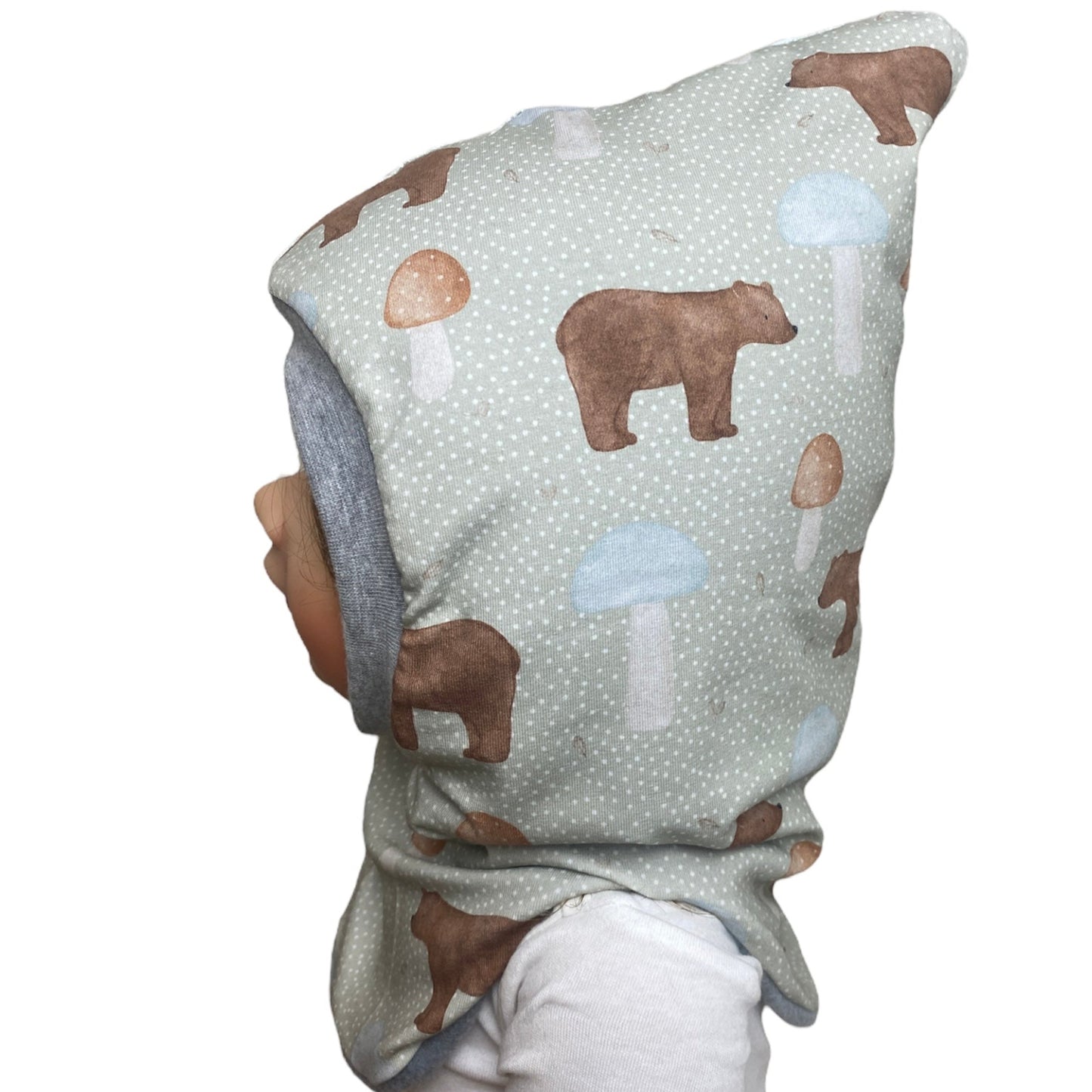 Kinder Schlupfmütze Bär