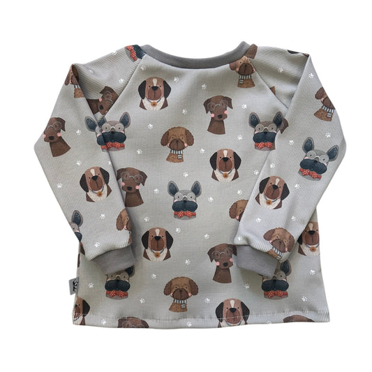 Pullover Rip Hundegesichter