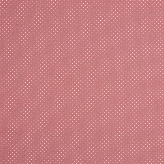 (Kopie) Baumwollpopeline Punkte perlrosa  (2mm) 0,5m