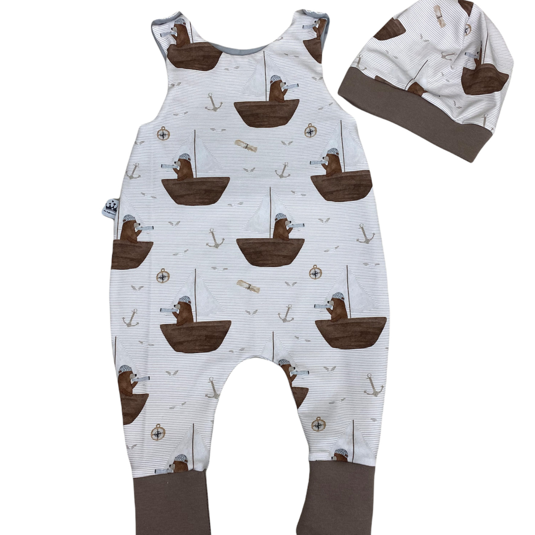 Baby Strampler mit mütze