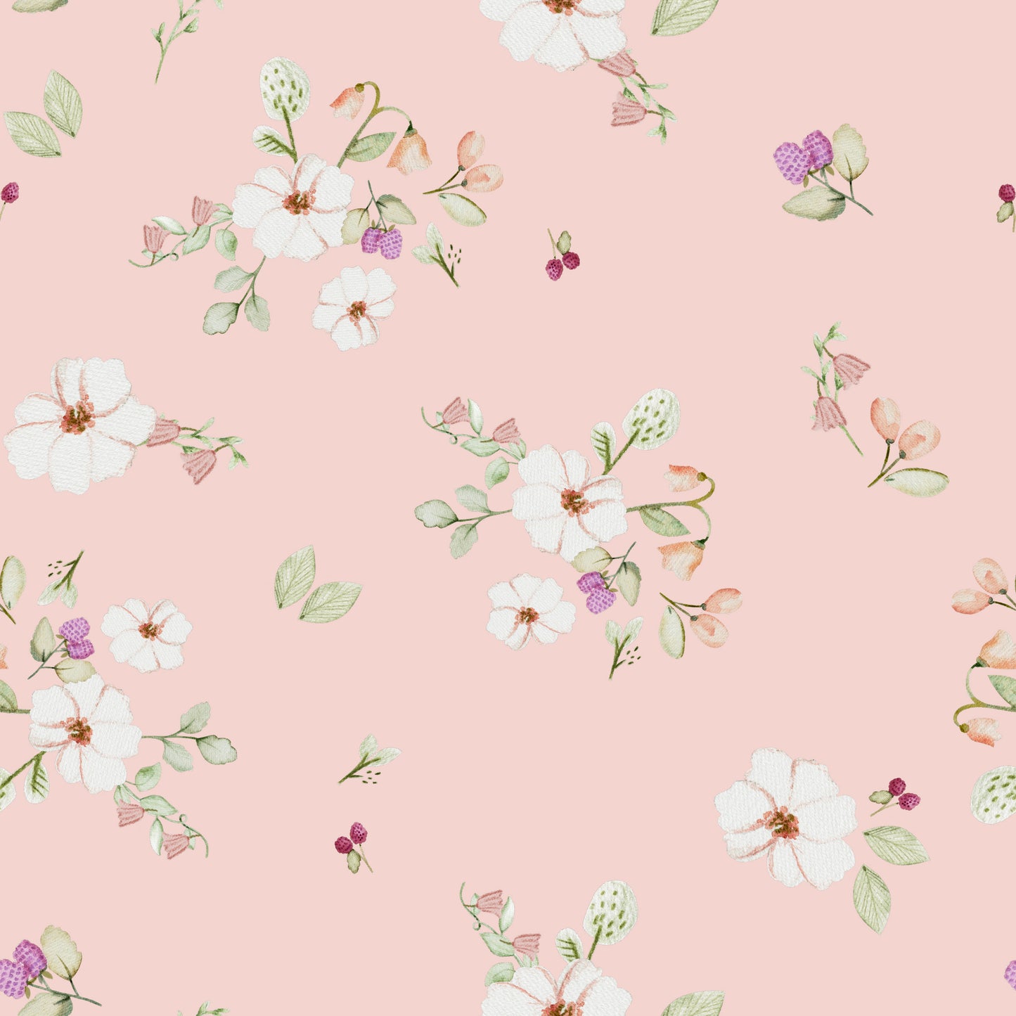 BIO Jersey 0.5 m Flower pink