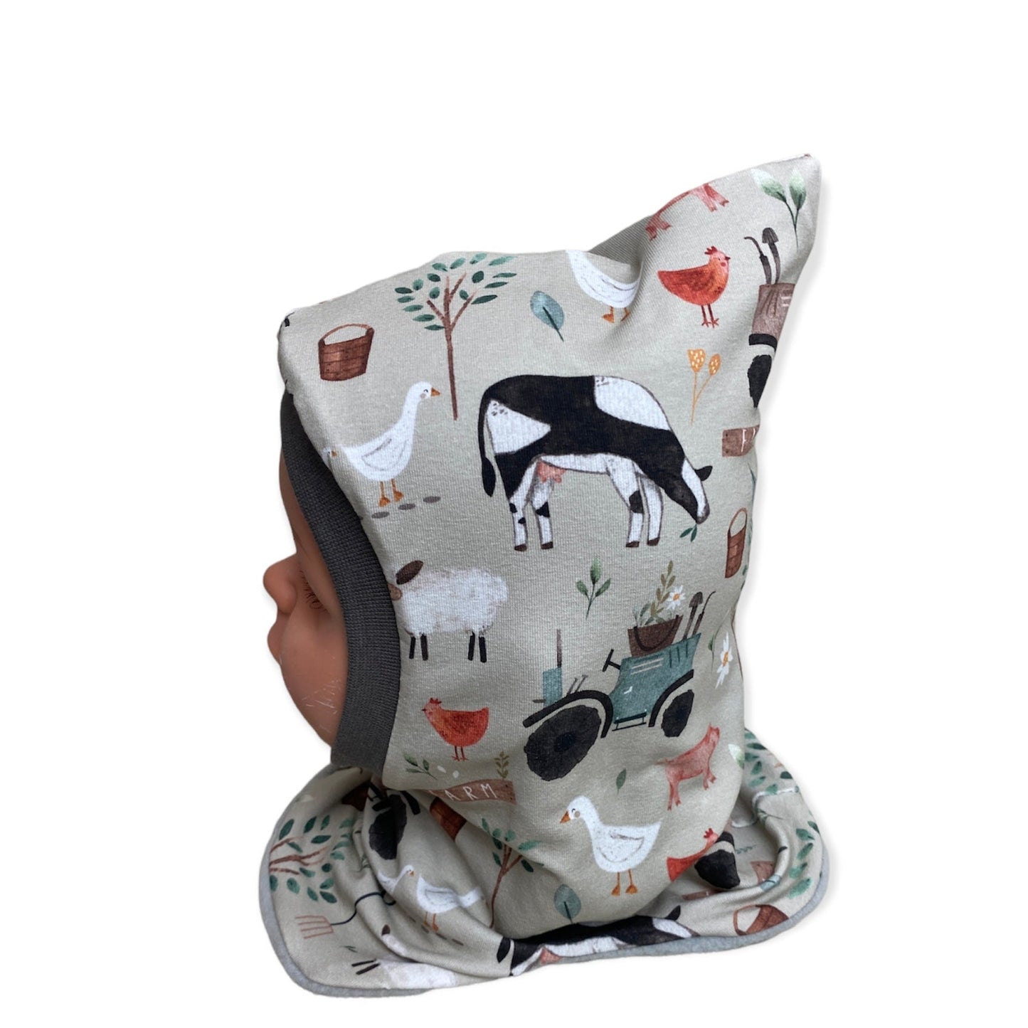 Kinder Schlupfmütze Bauernhof