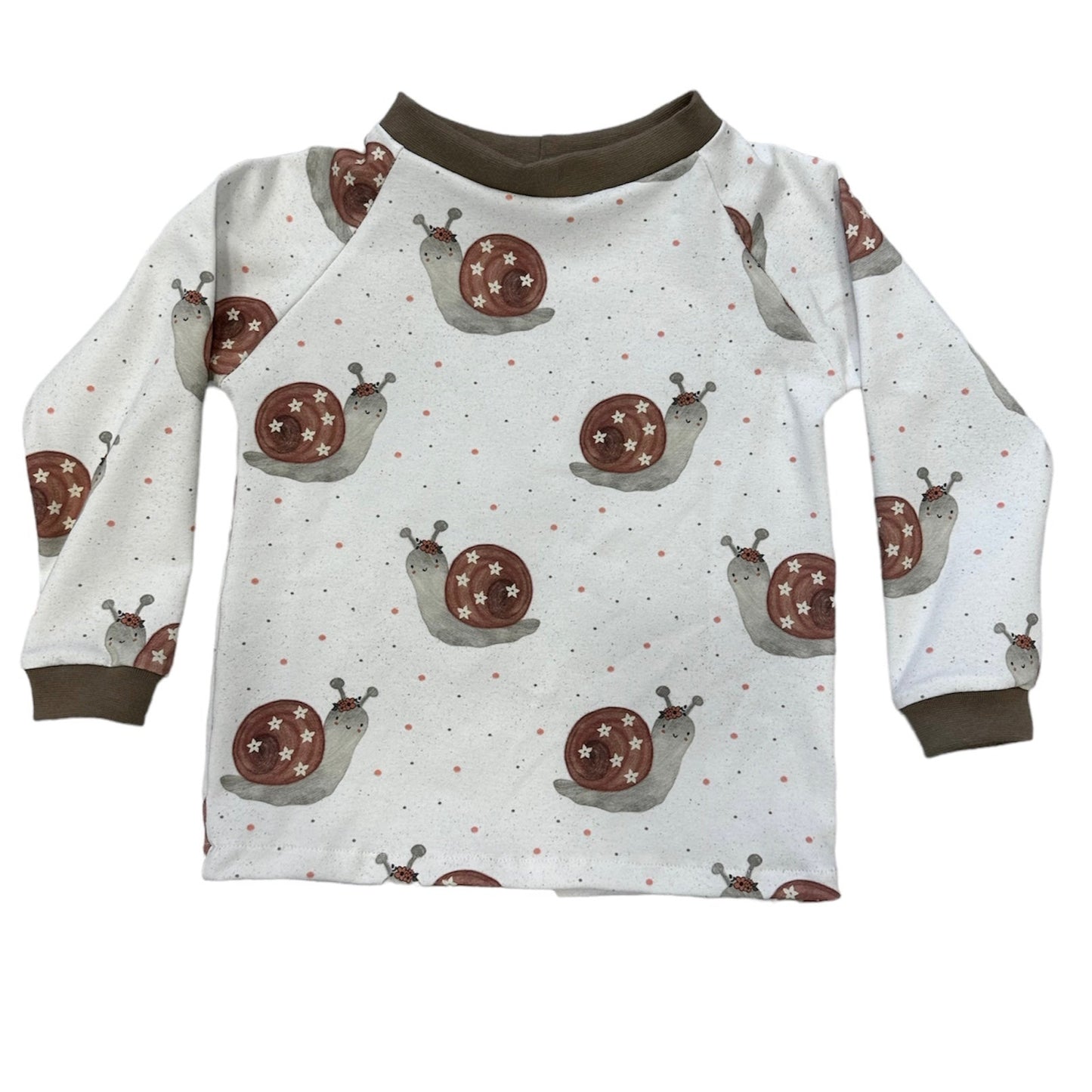 Kinder Pullover Schnecke