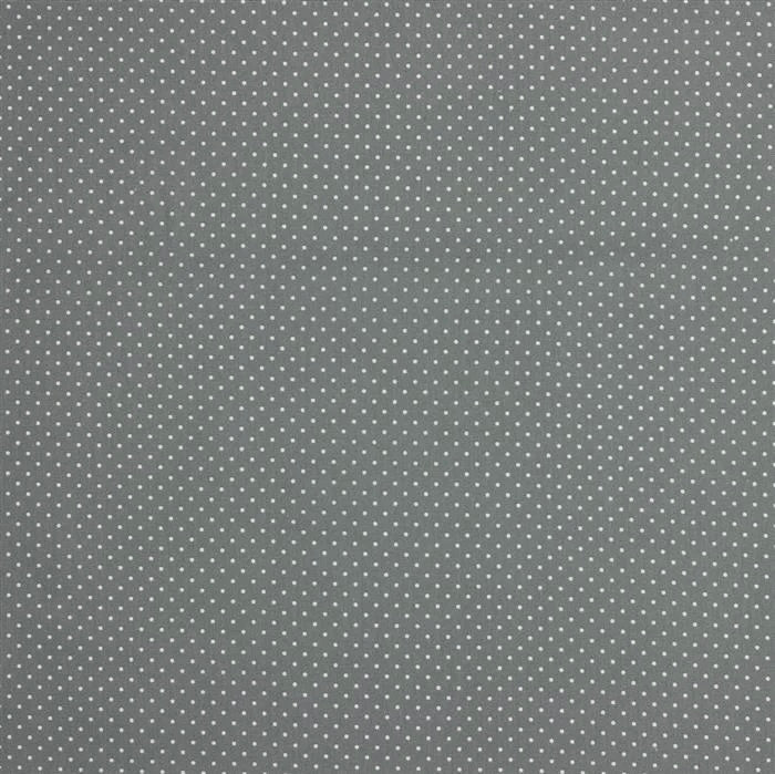 Baumwollpopeline Punkte dunkelgrau (2mm) 0,5m