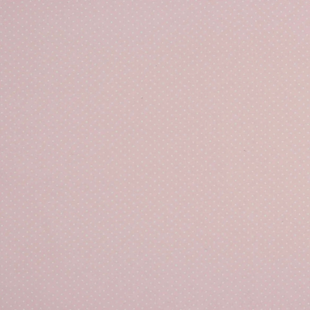 Baumwollpopeline Punkte Hellrosa (2mm) 0,5m