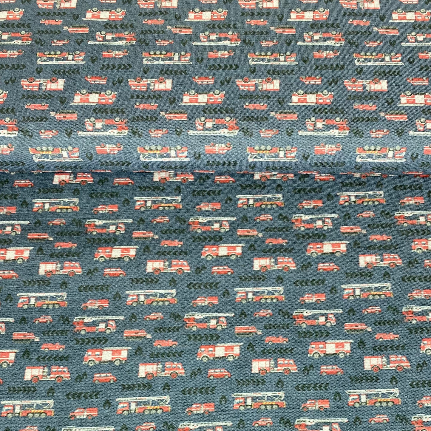 Baumwollstoff Feuerwehr