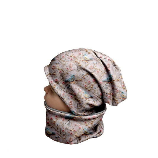 Beanie und Loop Vögelchen 3d