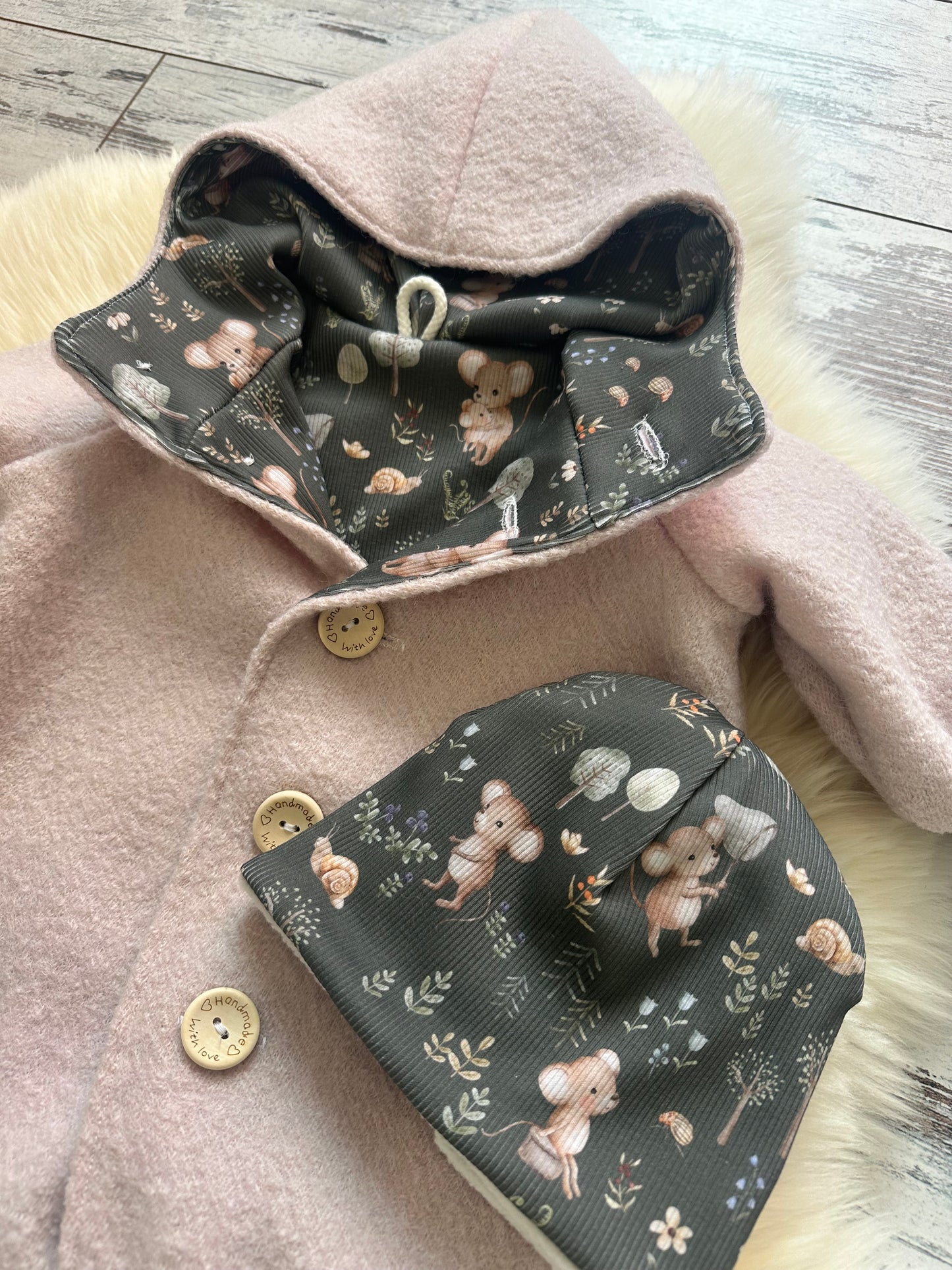 Walkoverall Creme/ Maus Forest
