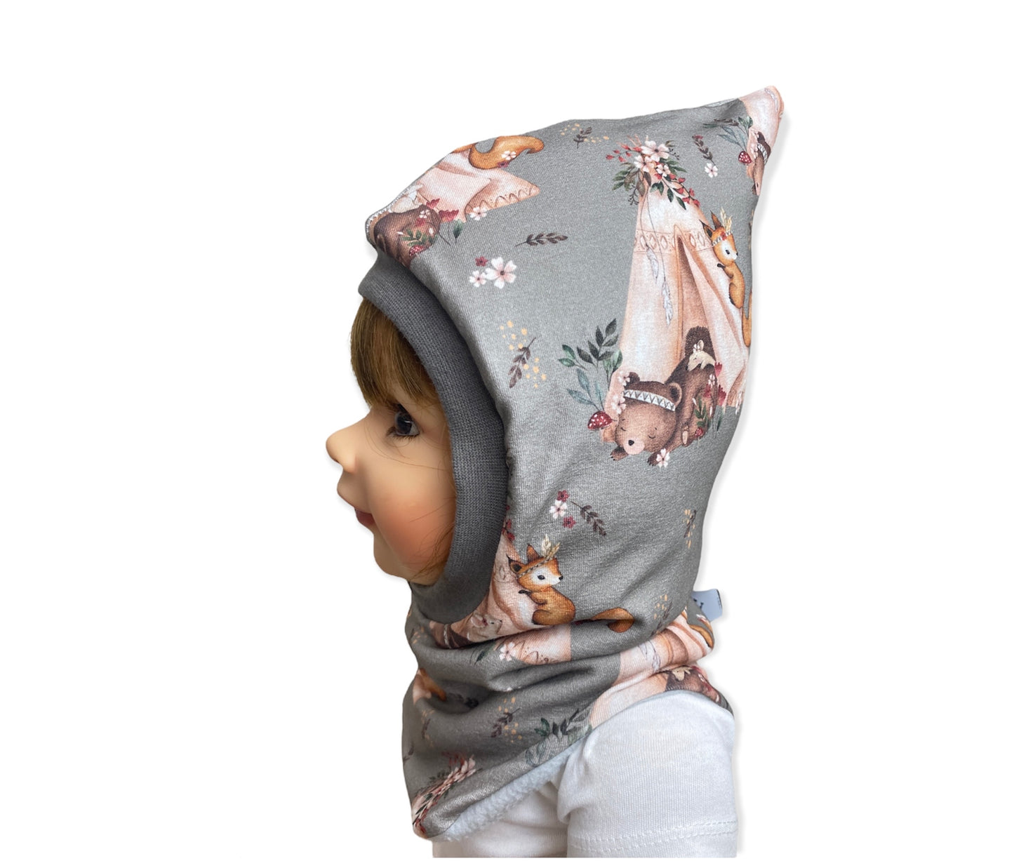Schlupfmütze Boho Waldtiere