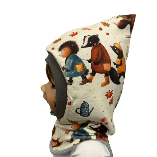 Kinder Schlupfmütze Waldtiere