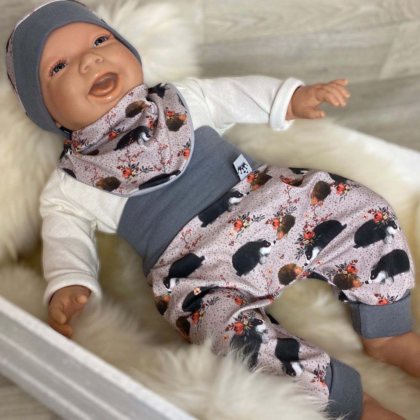 erstlingsset baby igel