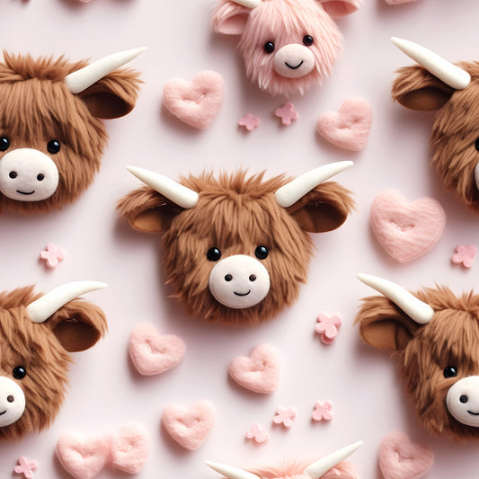 BIO Jersey Rind rosa 3d Optik   0.5m