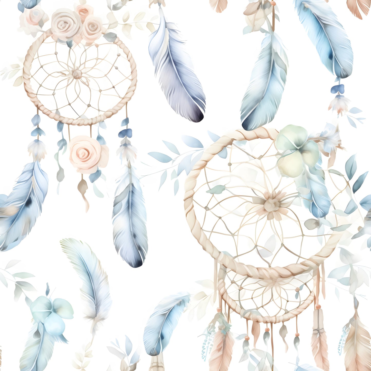 BIO Jersey Traumfänger blau    0.5m