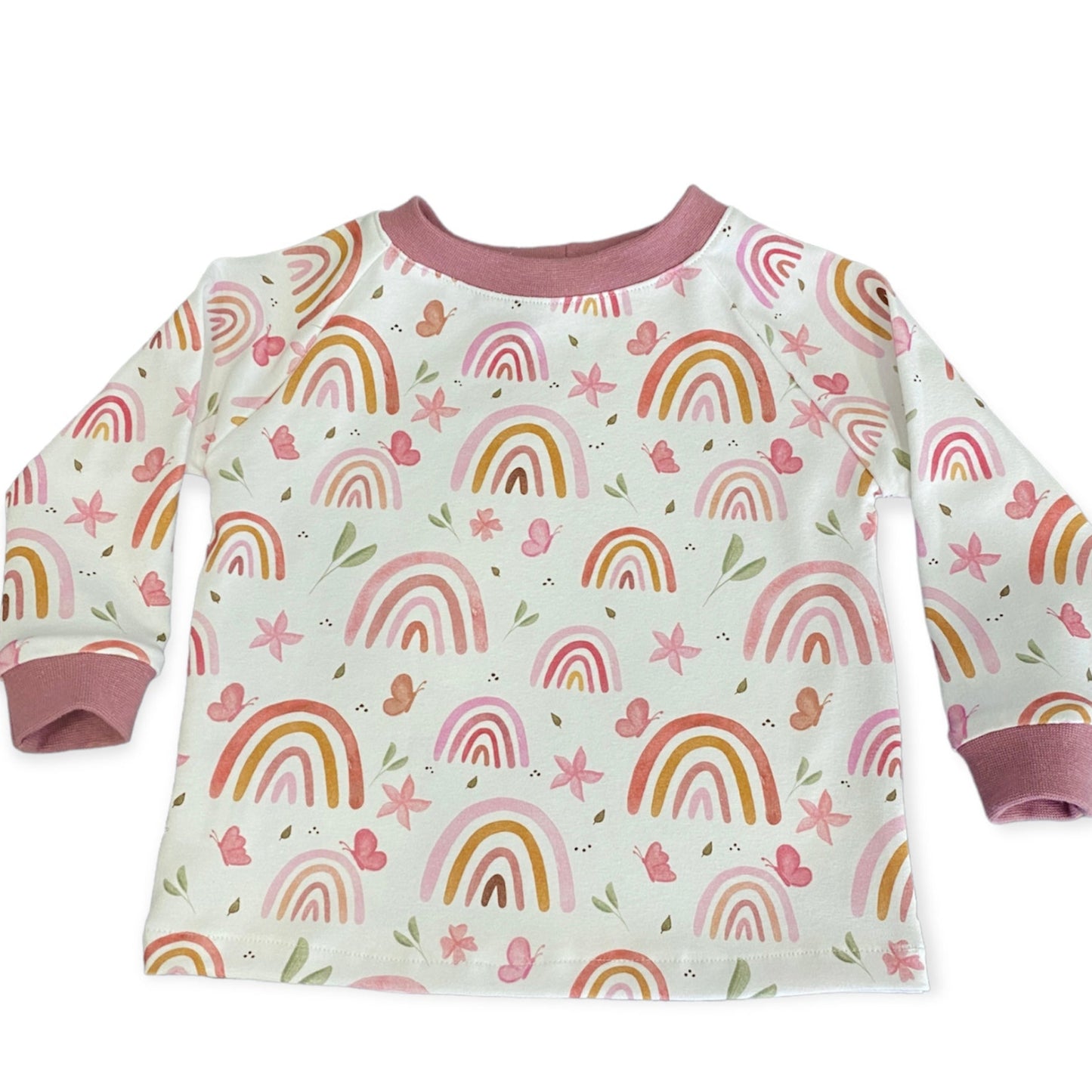 Kinder Pullover Regenbogen