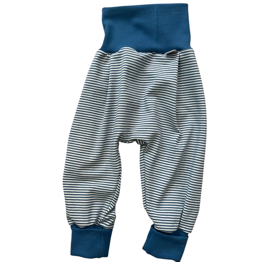 Pumphose blau geringelt