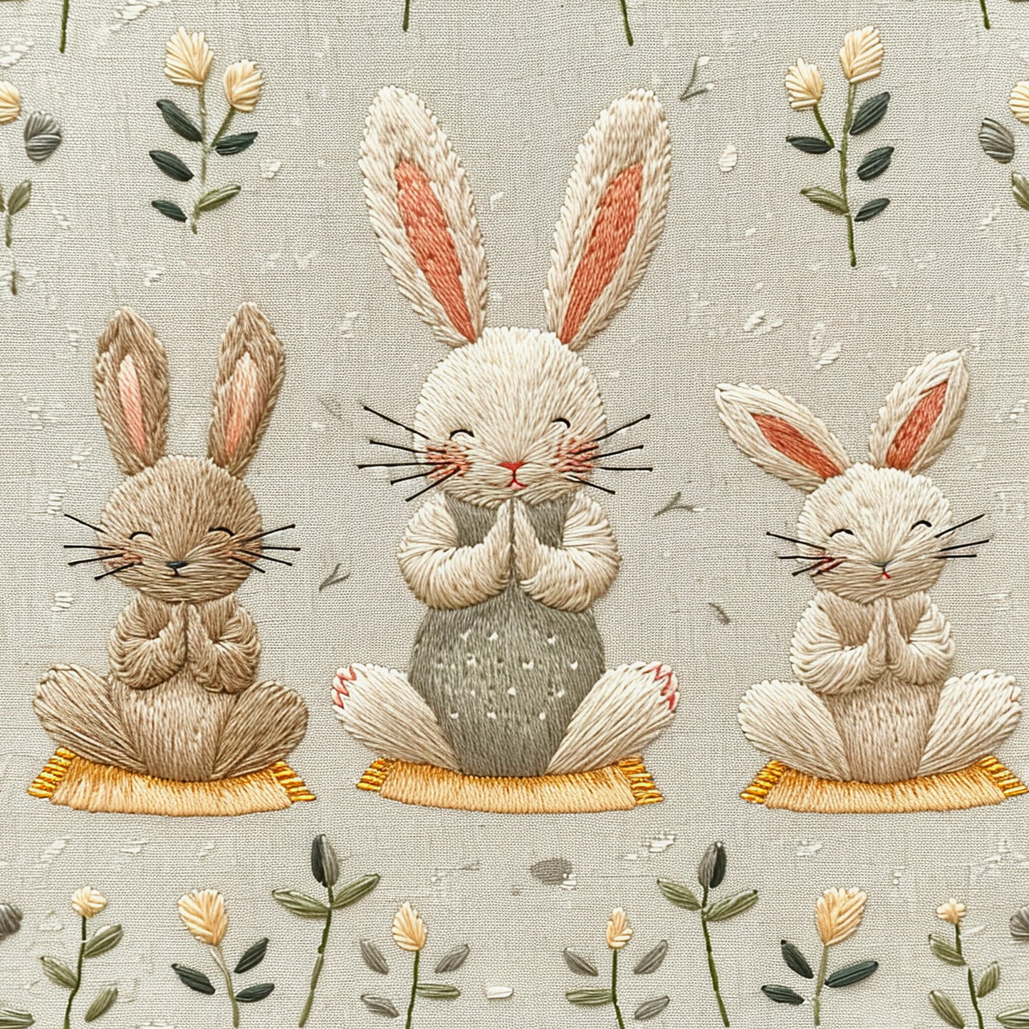 BIO Jersey Yoga Hase 3d Optik   0.5m