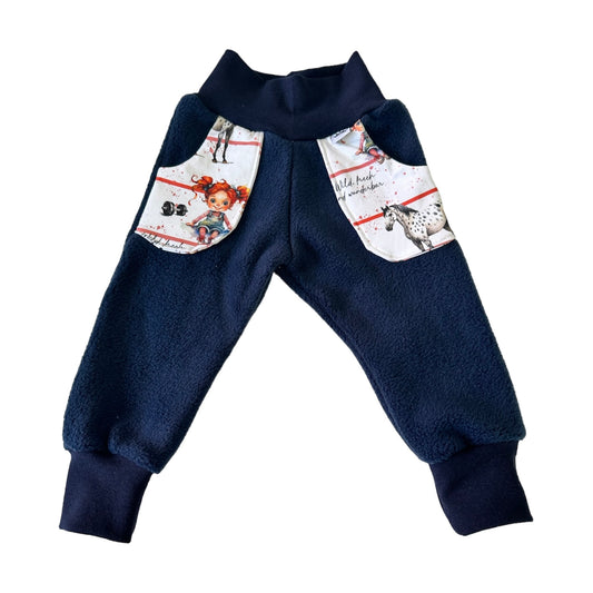 Fleecehose Wild und Frech