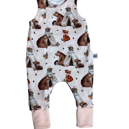 Baby Strampler Waldtiere