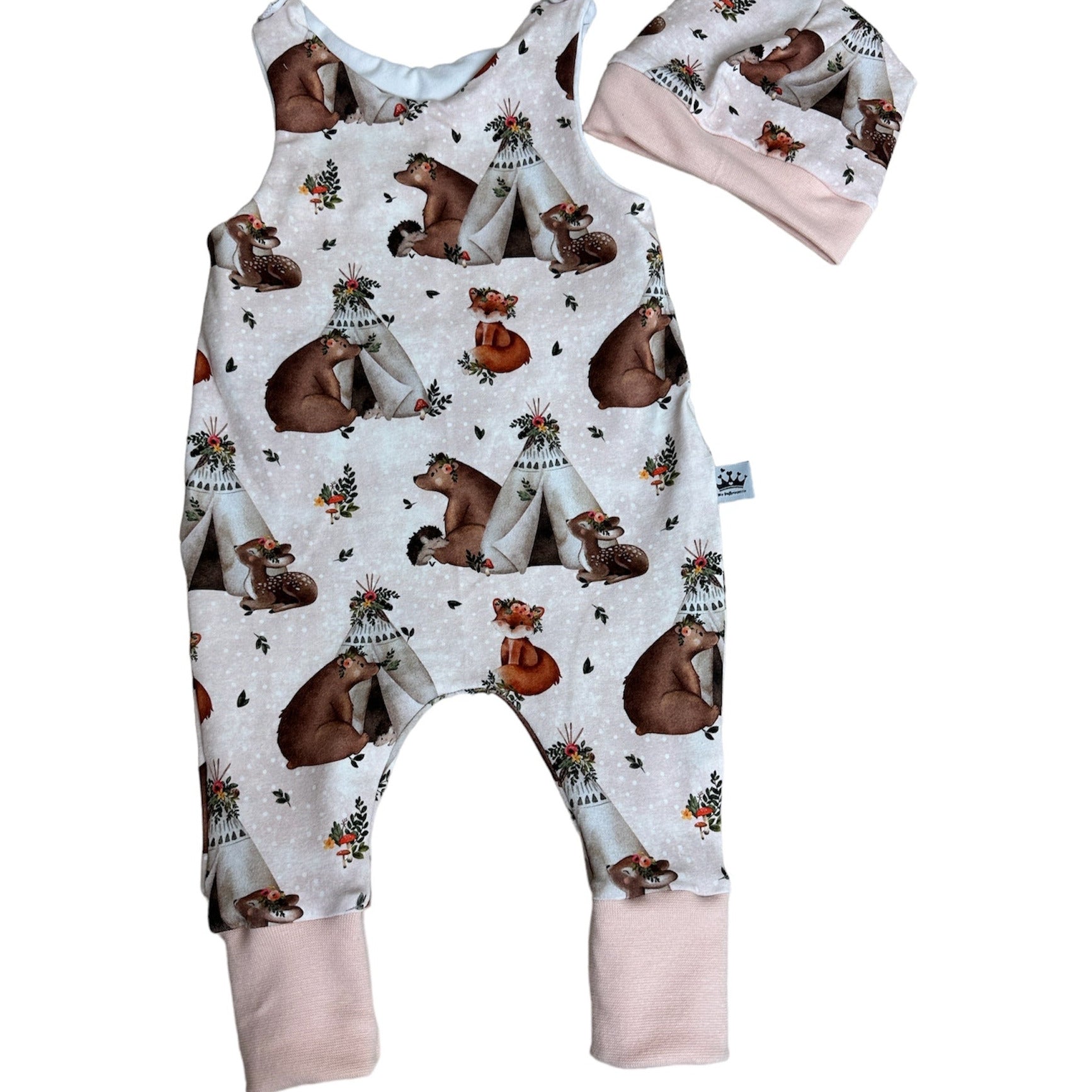 Baby Strampler mit mütze