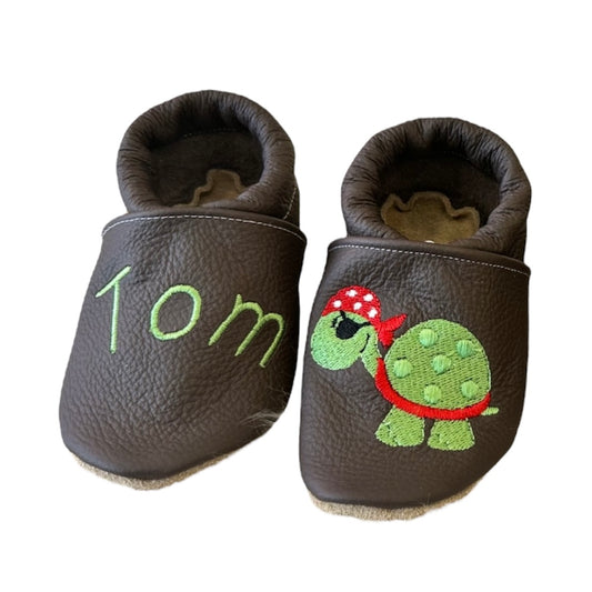 Lederpuschen Schildkröte