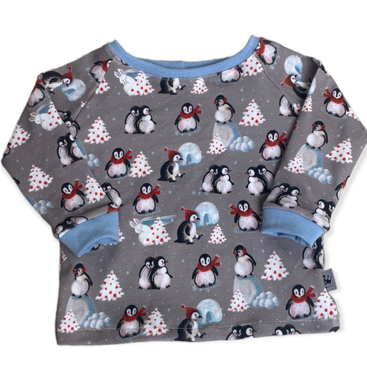 Kinder Pullover Pinguin