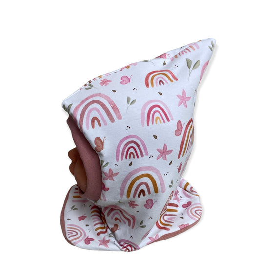 Kinder Schlupfmütze Regenbogen