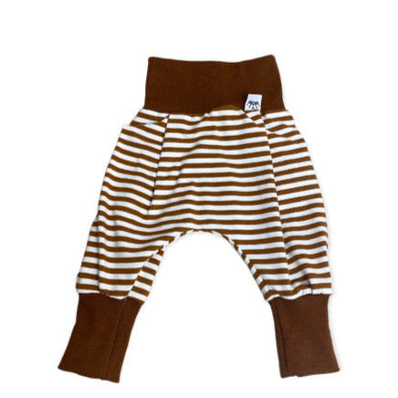 babyhose braun gestreift