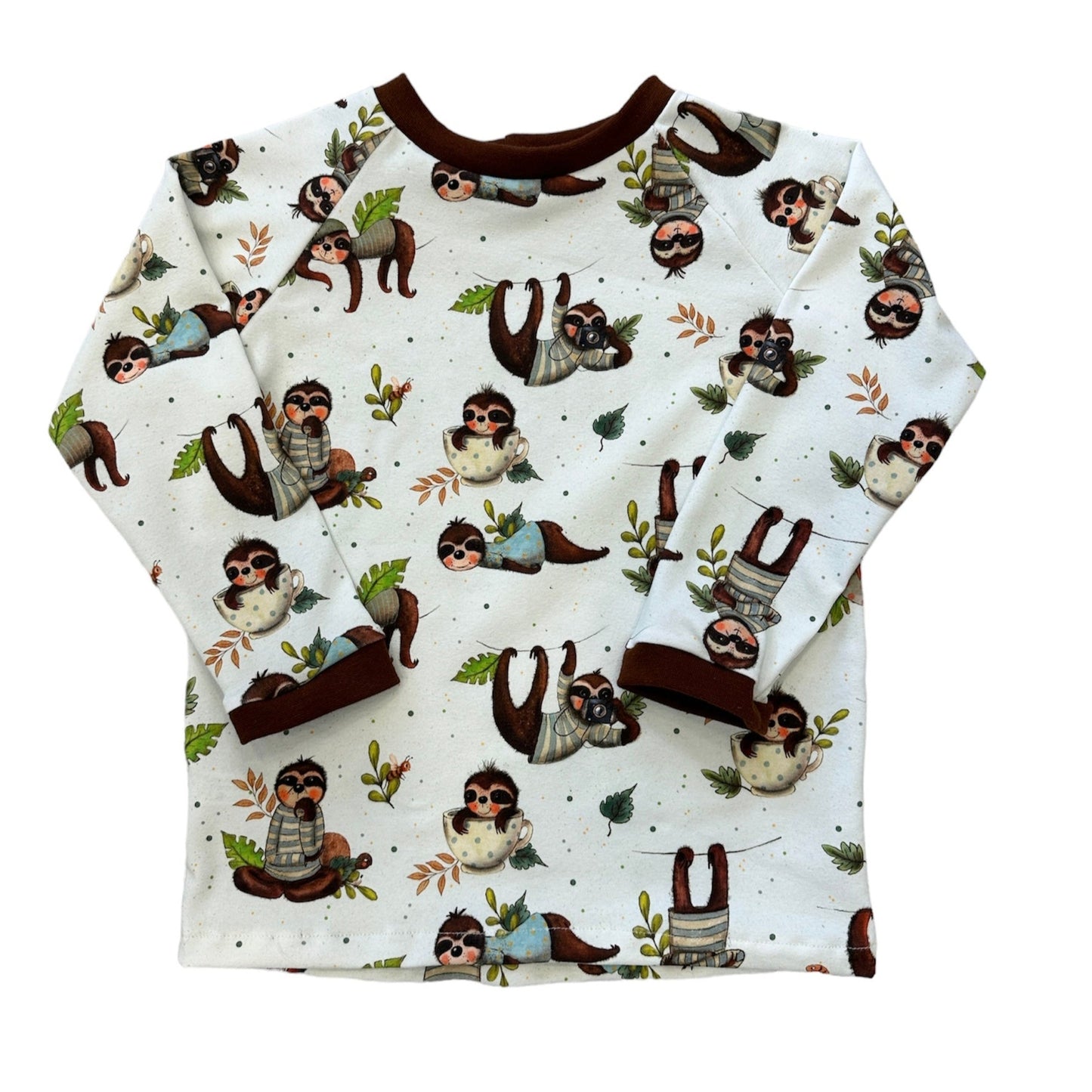 Kinder Pullover Faultier