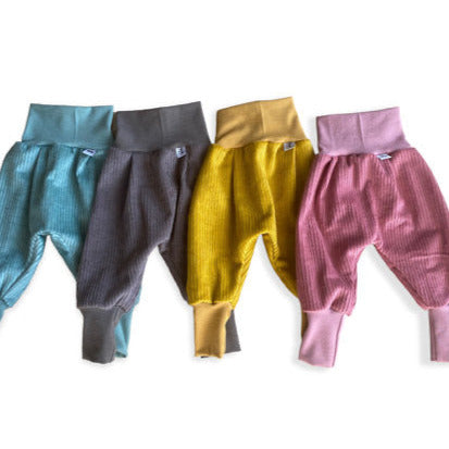 Corduroy trousers mustard/rust