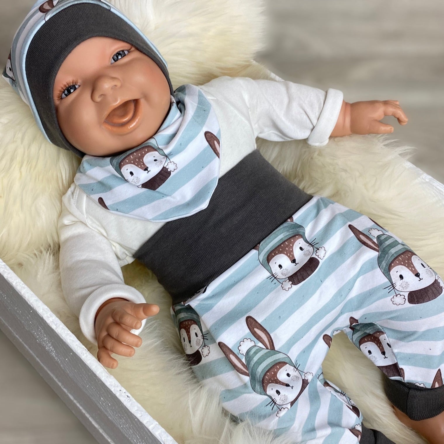 Baby set winter bunny