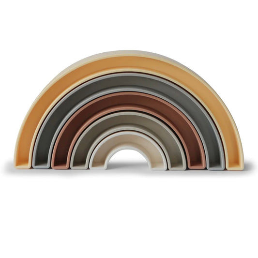 Mushie Stapel regenbogen