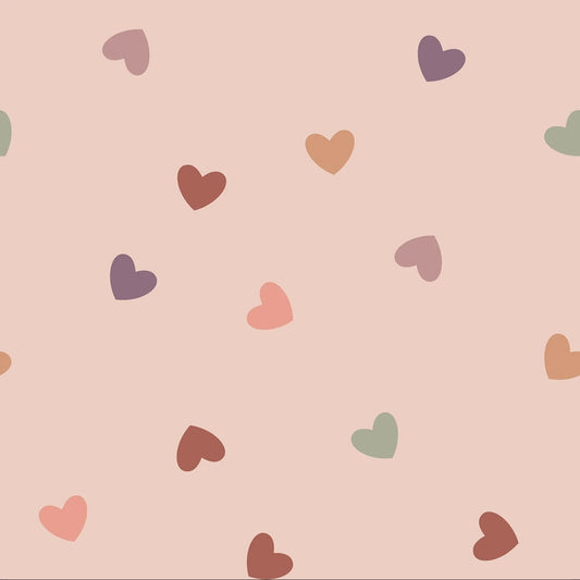 French Terry Herzen rosa