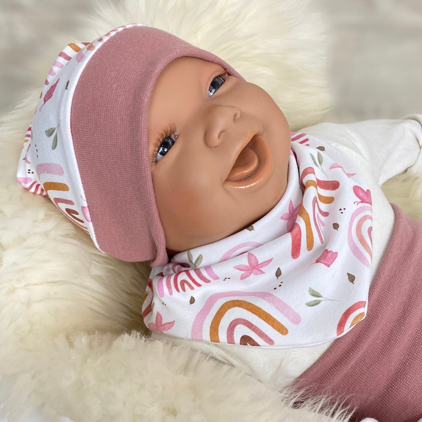 Baby Set Rose Rainbow
