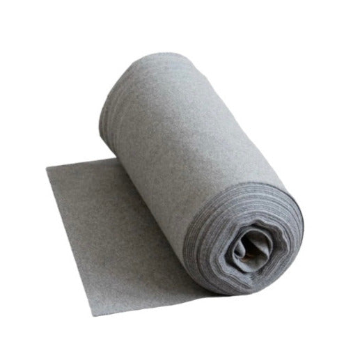 Bündchenstoff grau meliert