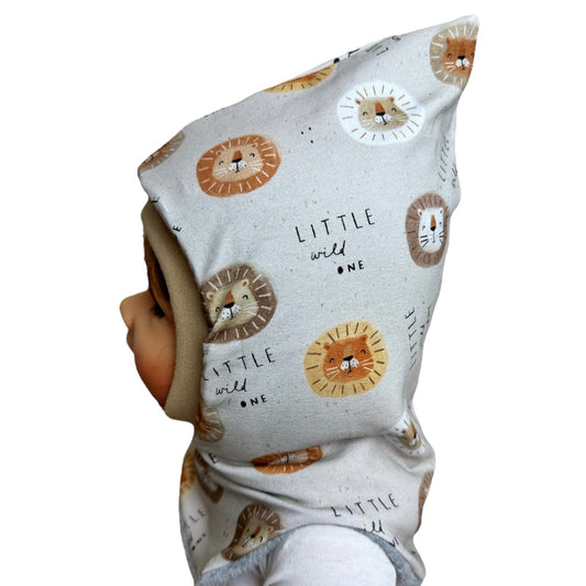 Kinder Schlupfmütze löwe