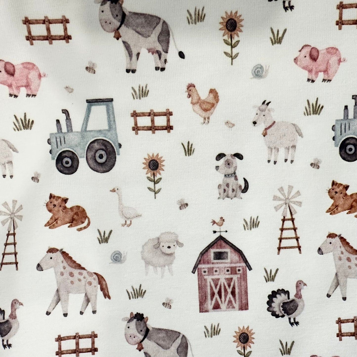 Bio Jersey fröhlicher Bauernhof 0.5 m