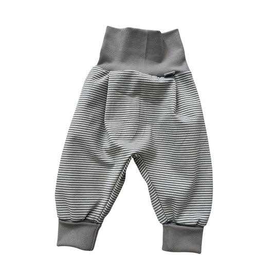 Pumphose grau geringelt