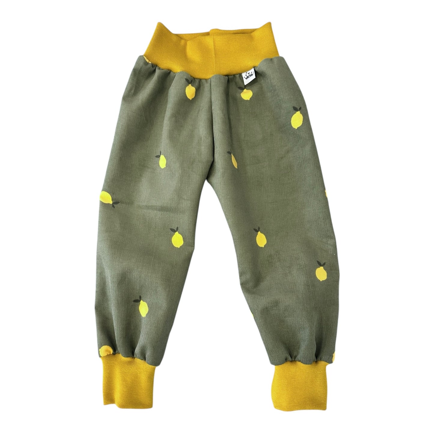 Cordhose Lemon Oliv