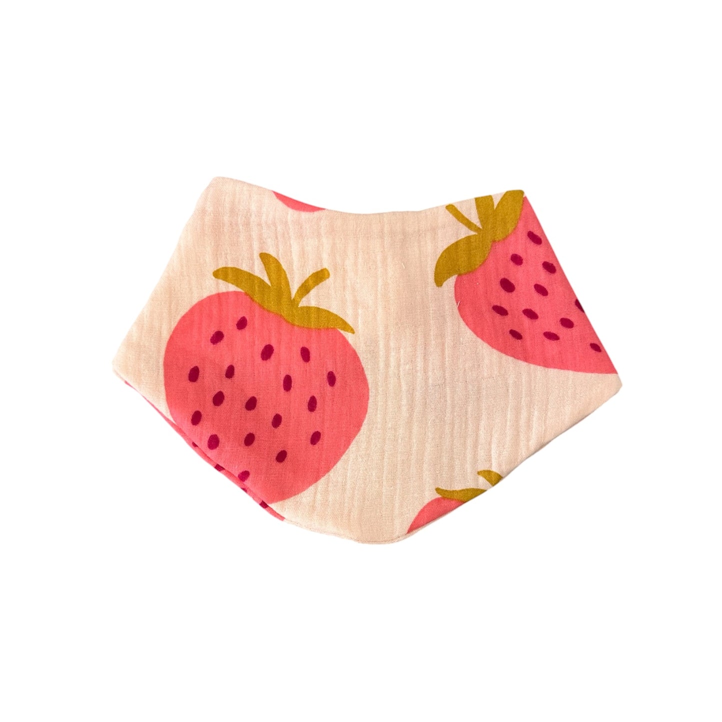 Halstuch Musselin Erdbeeren