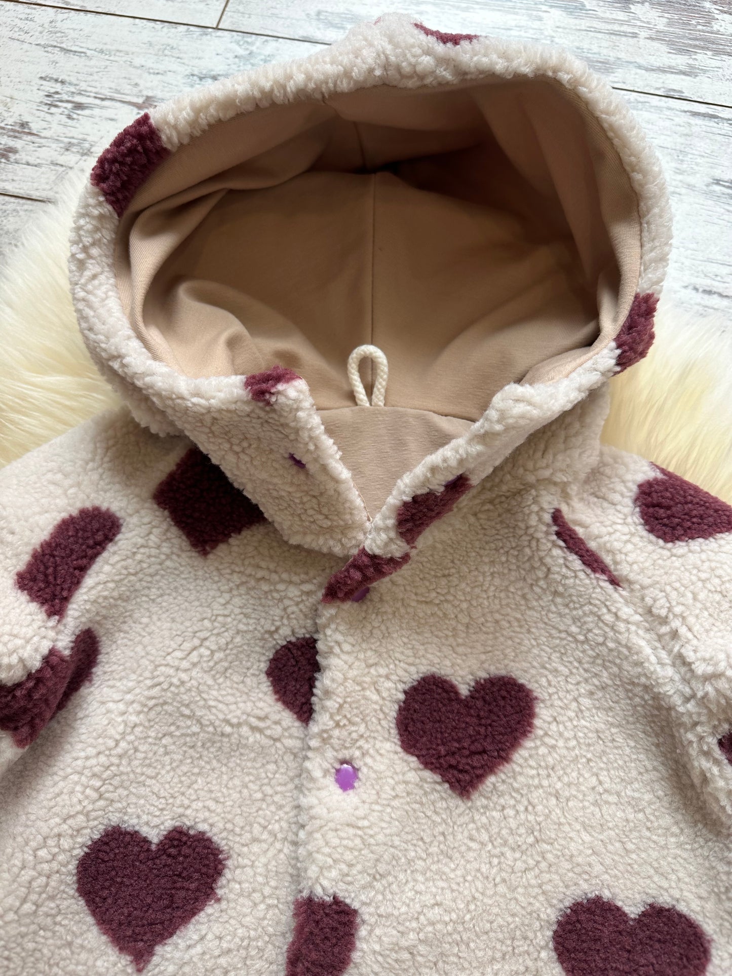 Teddyjacke Herz